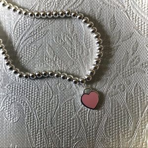 Tiffany Pink Heart Bracelet